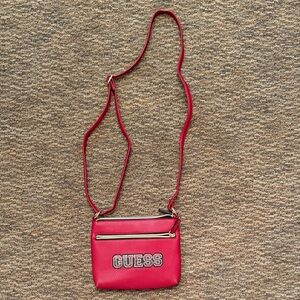 Guess Vibrant Red Crossbody Bag